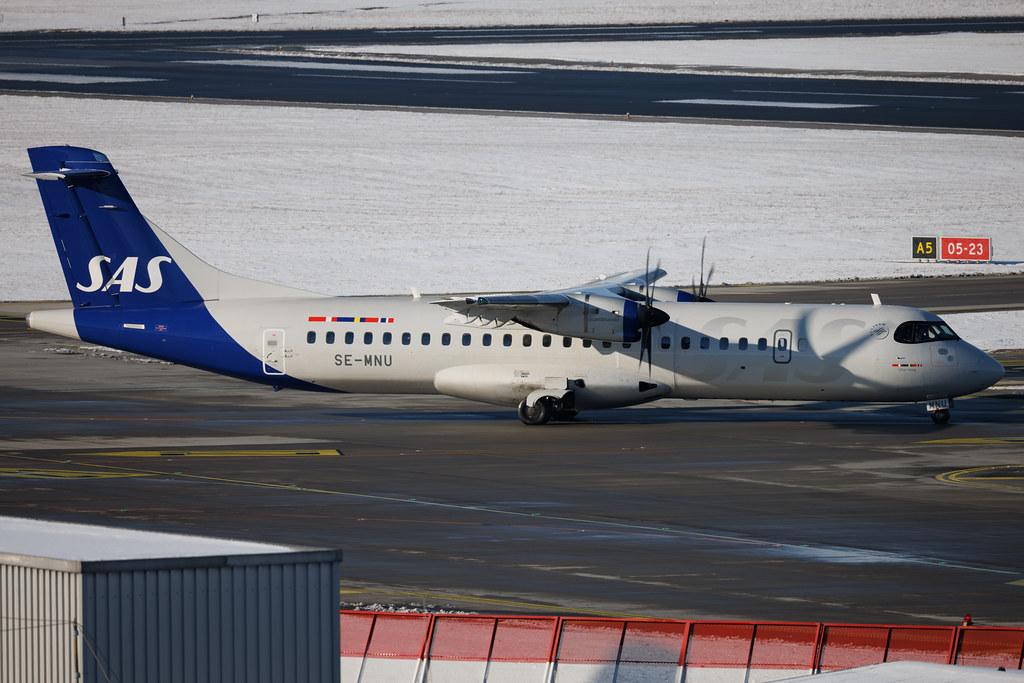 Hamburg Airport: SAS (SK / SAS) | Operator: BRA | ATR 72-600 AT76 | SE-MNU | MSN 1724