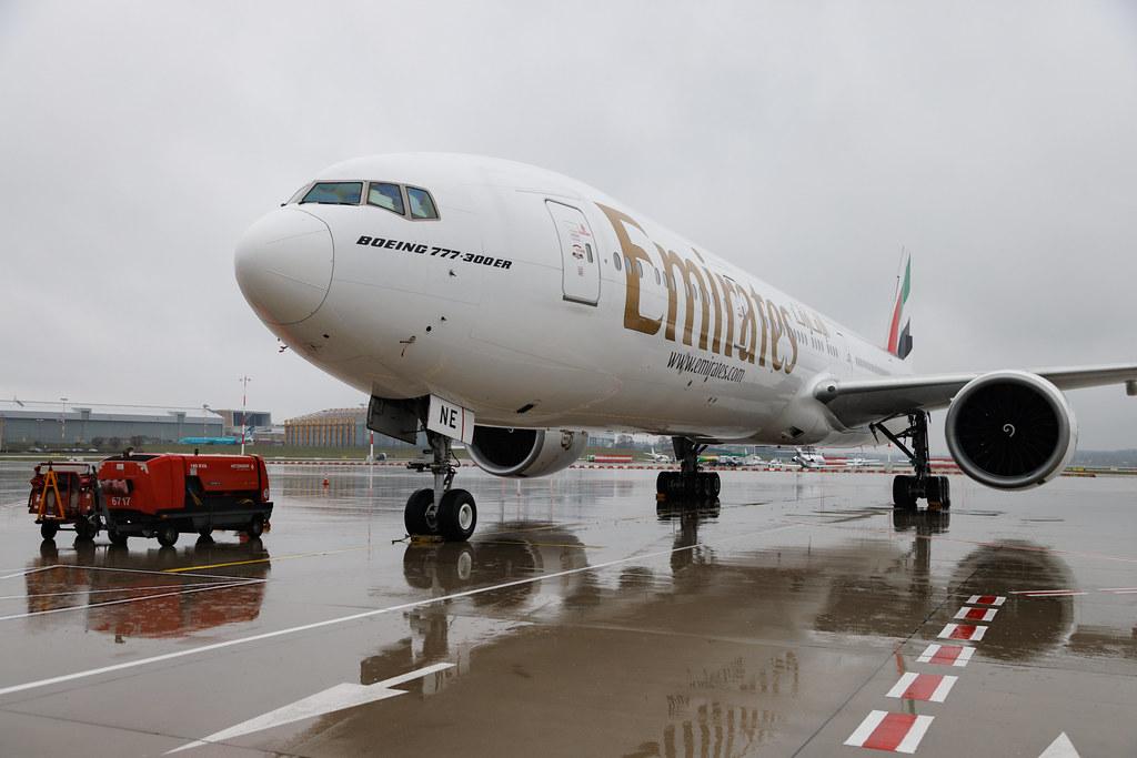 Hamburg Airport: Emirates (EK / UAE) | Boeing 777-31H(ER) B77W | A6-ENE | MSN 35603