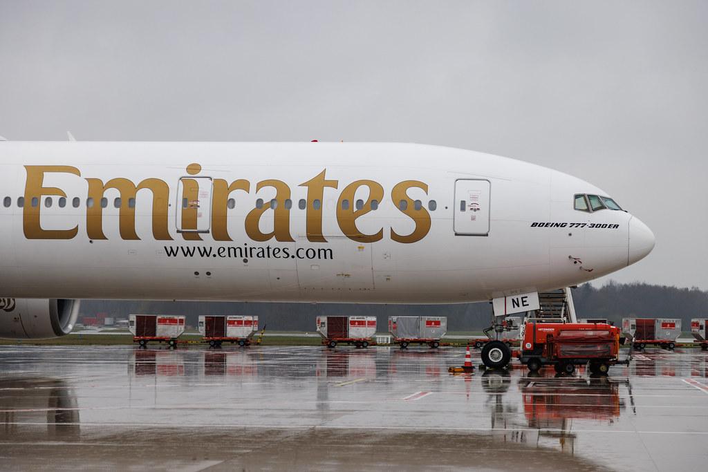 Hamburg Airport: Emirates (EK / UAE) | Boeing 777-31H(ER) B77W | A6-ENE | MSN 35603