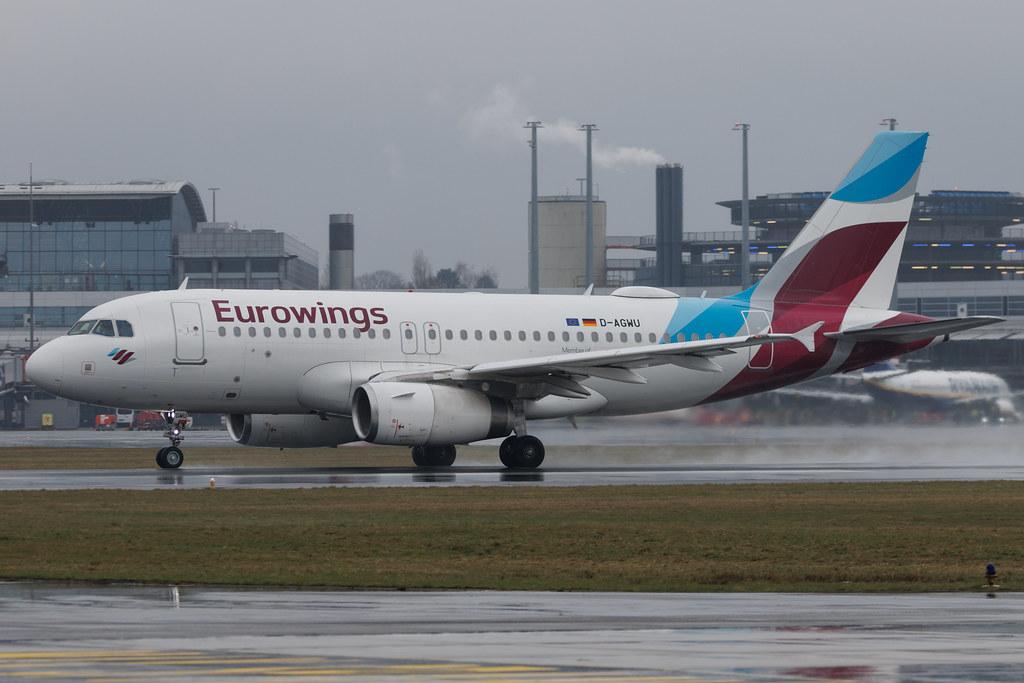 Hamburg Airport: Eurowings (EW / EWG) | Airbus A319-132 A319 | D-AGWU | MSN 5457