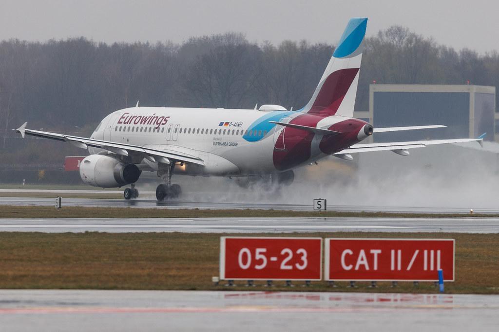 Hamburg Airport: Eurowings (EW / EWG) | Airbus A319-132 A319 | D-AGWU | MSN 5457