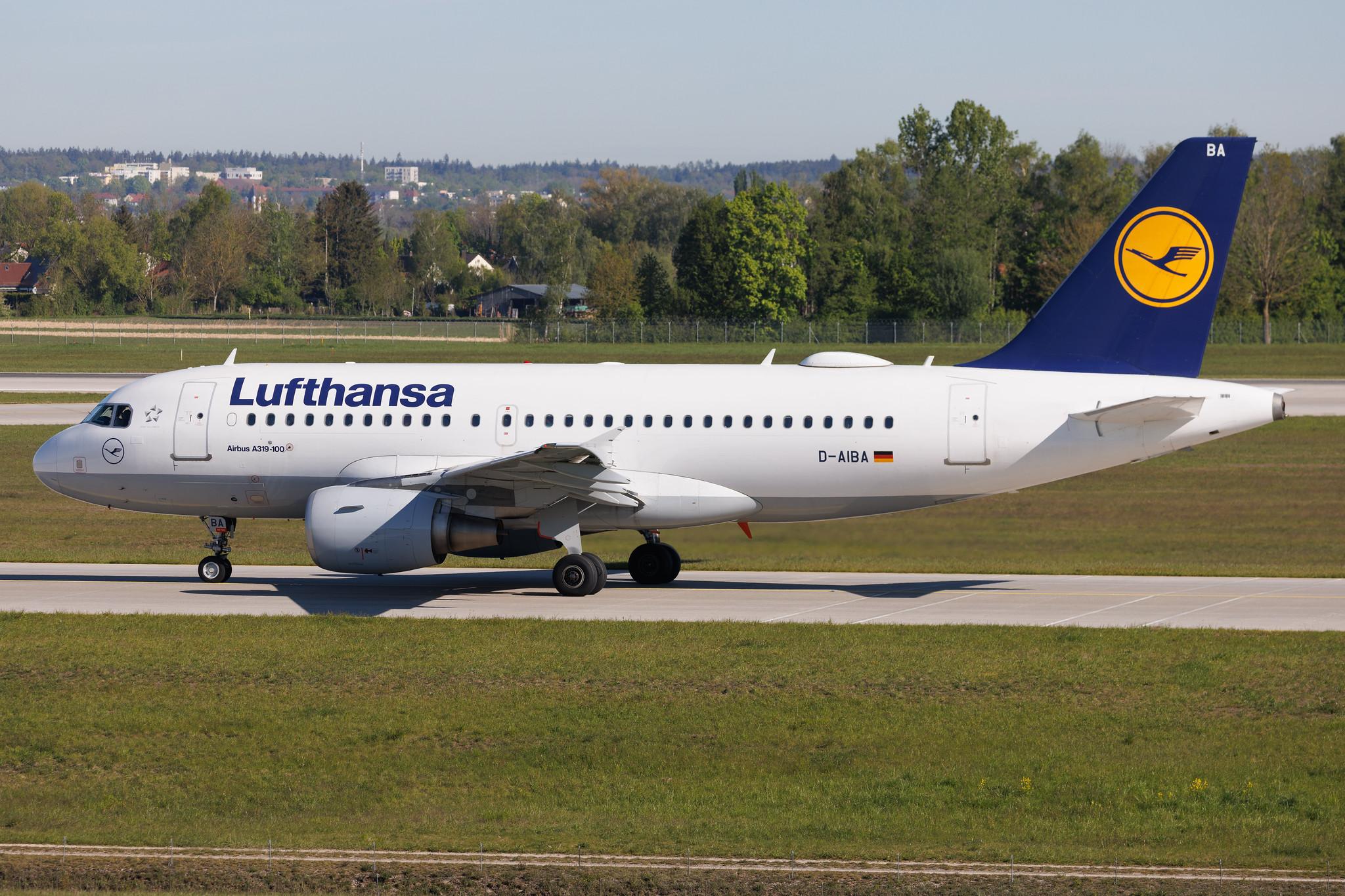 Munich Airport: Lufthansa (LH / DLH) | Airbus A319-112 A319 | D-AIBA | MSN 4141