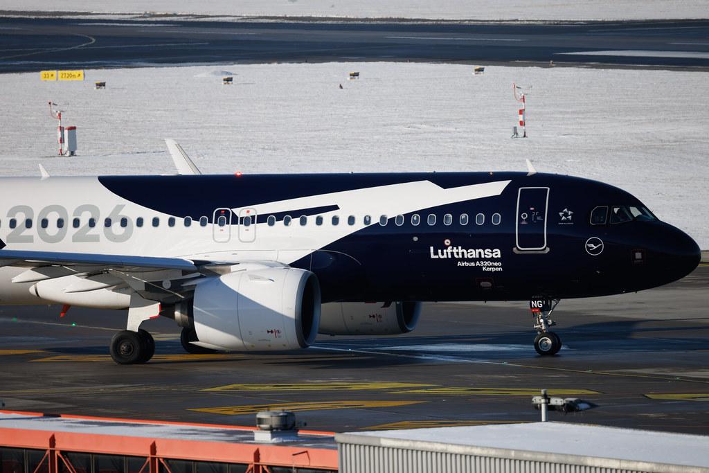 Hamburg Airport: Lufthansa (LH / DLH) | Livery: 100th Anniversary Livery | Airbus A320-271N A20N | D-AING | MSN 7588