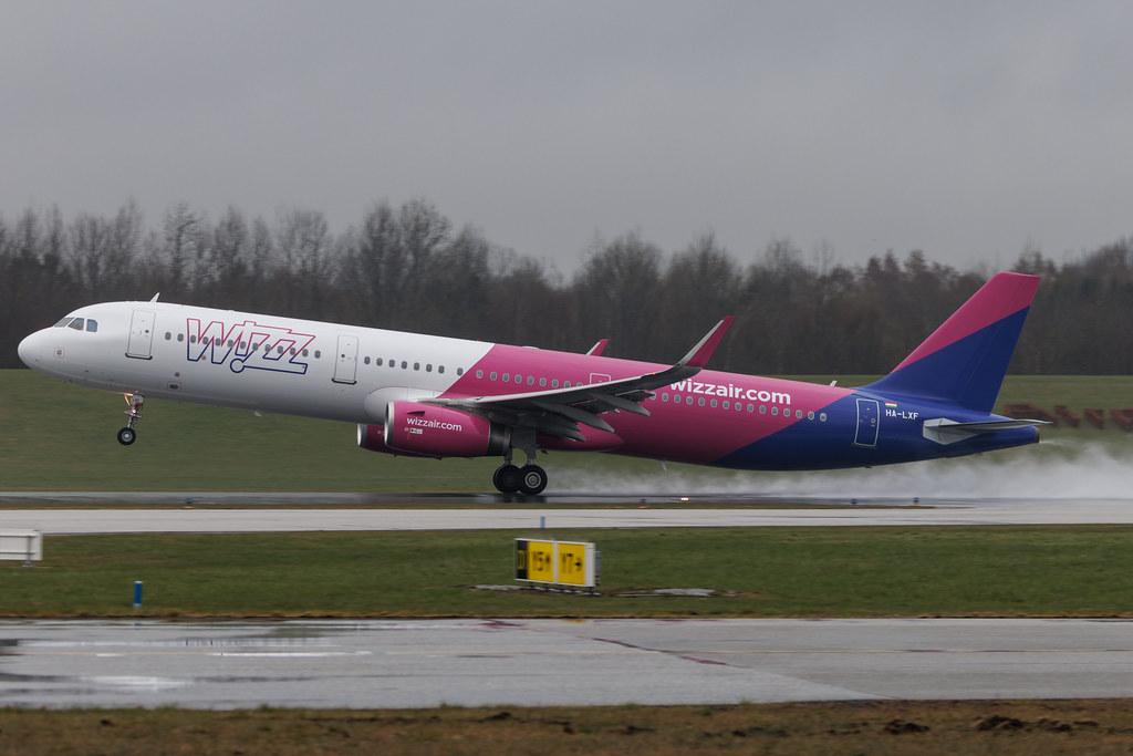 Hamburg Airport: Wizz Air (W6 / WZZ) | Airbus A321-231 A321 | HA-LXF | MSN 7155