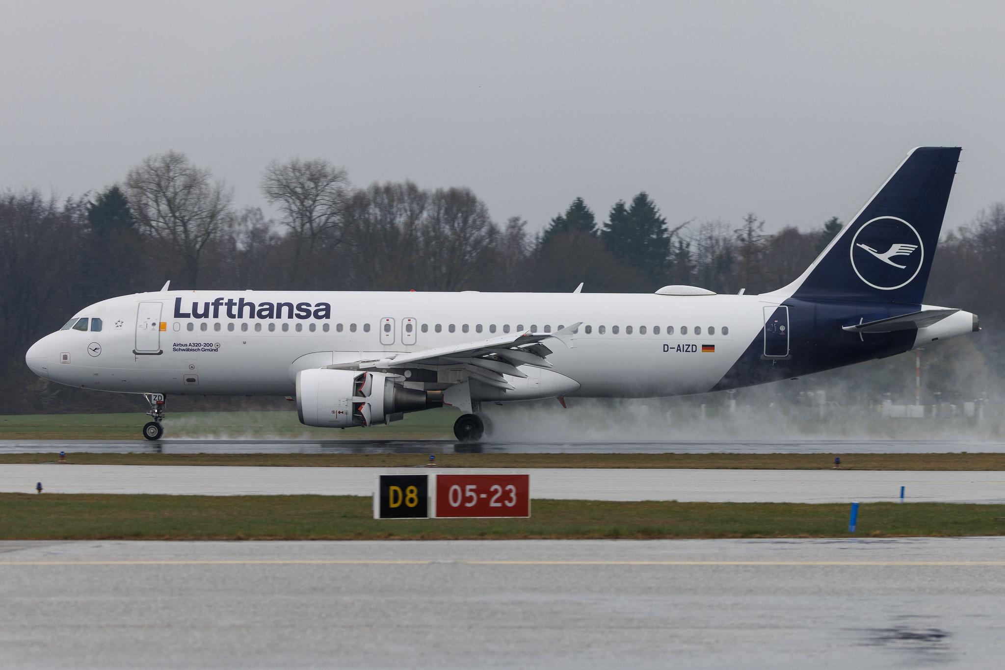 Hamburg Airport: Lufthansa (LH / DLH) | Airbus A320-214 A320 | D-AIZD | MSN 4191
