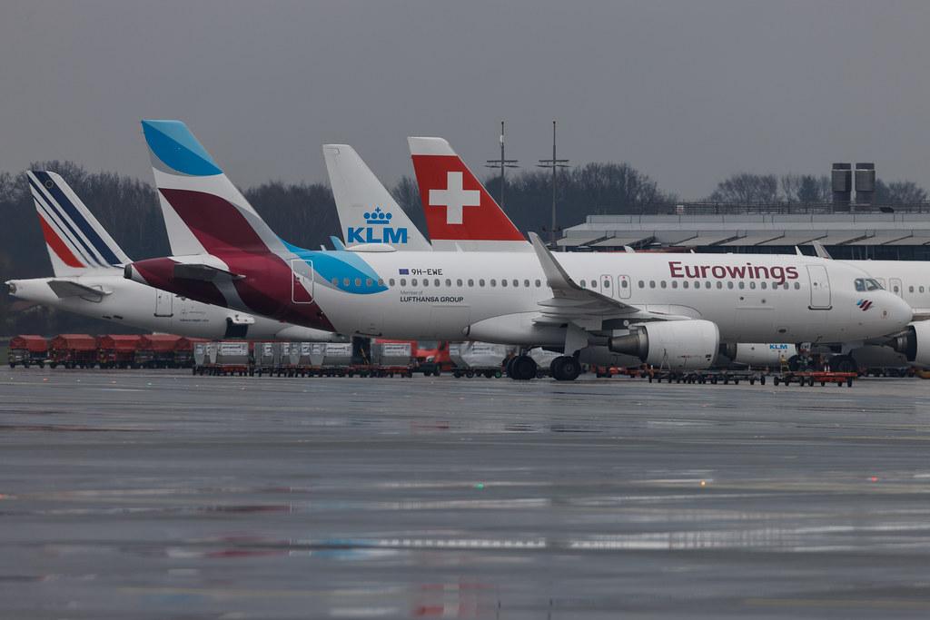 Hamburg Airport: Eurowings (EW / EWG) | Operator: Eurowings Europe | Airbus A320-214 A320 | 9H-EWE | MSN 07056