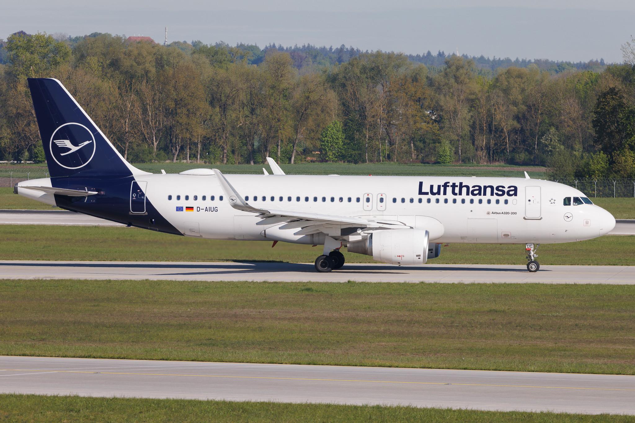 Munich Airport: Lufthansa (LH / DLH) | Airbus A320-214 A320 | D-AIUG | MSN 6202