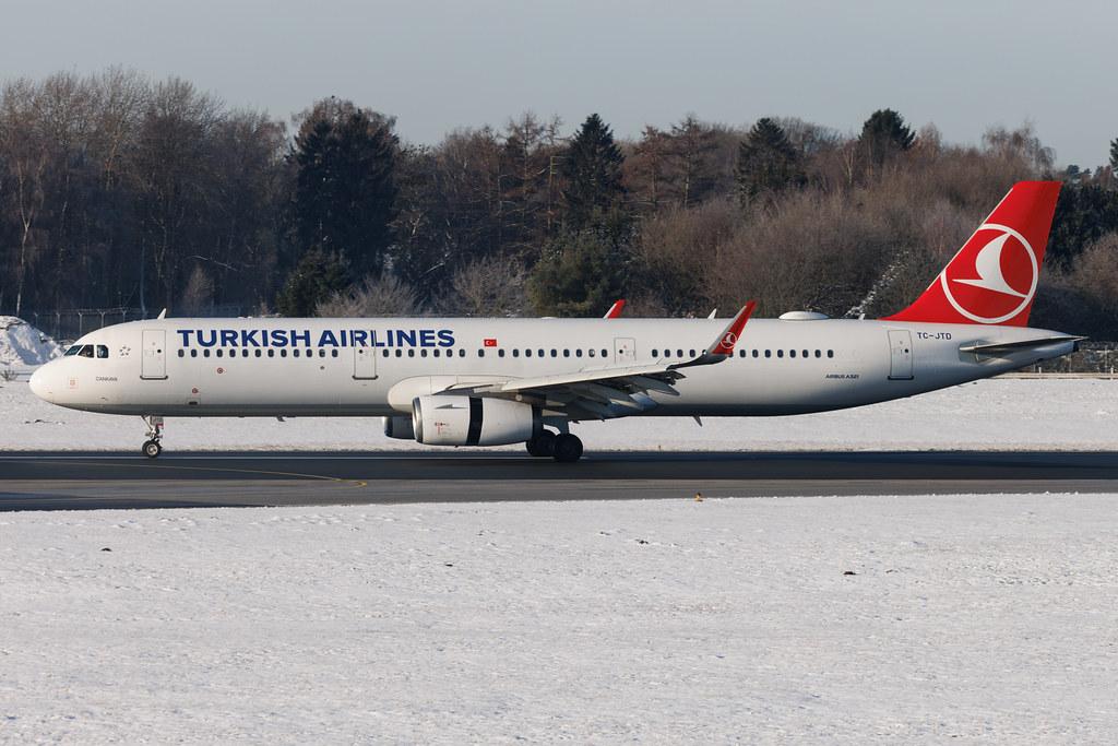 Hamburg Airport: Turkish Airlines (TK / THY) | Airbus A321-231 A321 | TC-JTD | MSN 6822