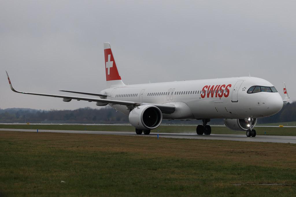 Hamburg Airport: Swiss (LX / SWR) | Airbus A321-271NX A21N | HB-JPA | MSN 09417