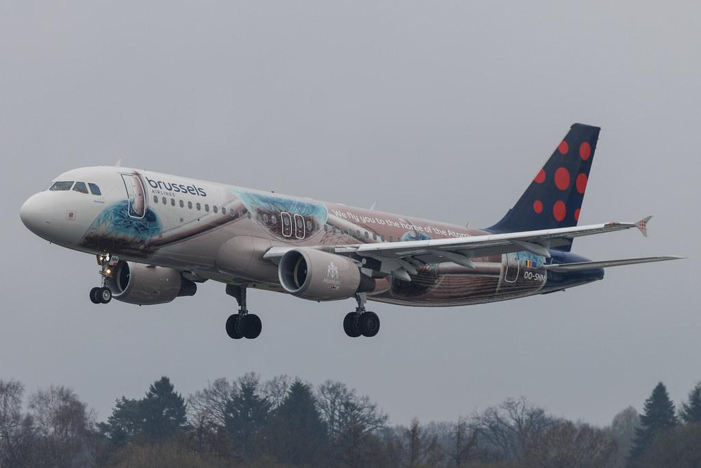 Hamburg Airport: Brussels Airlines (SN / BEL) | Airbus A320-214 A320 | OO-SNM | MSN 2003