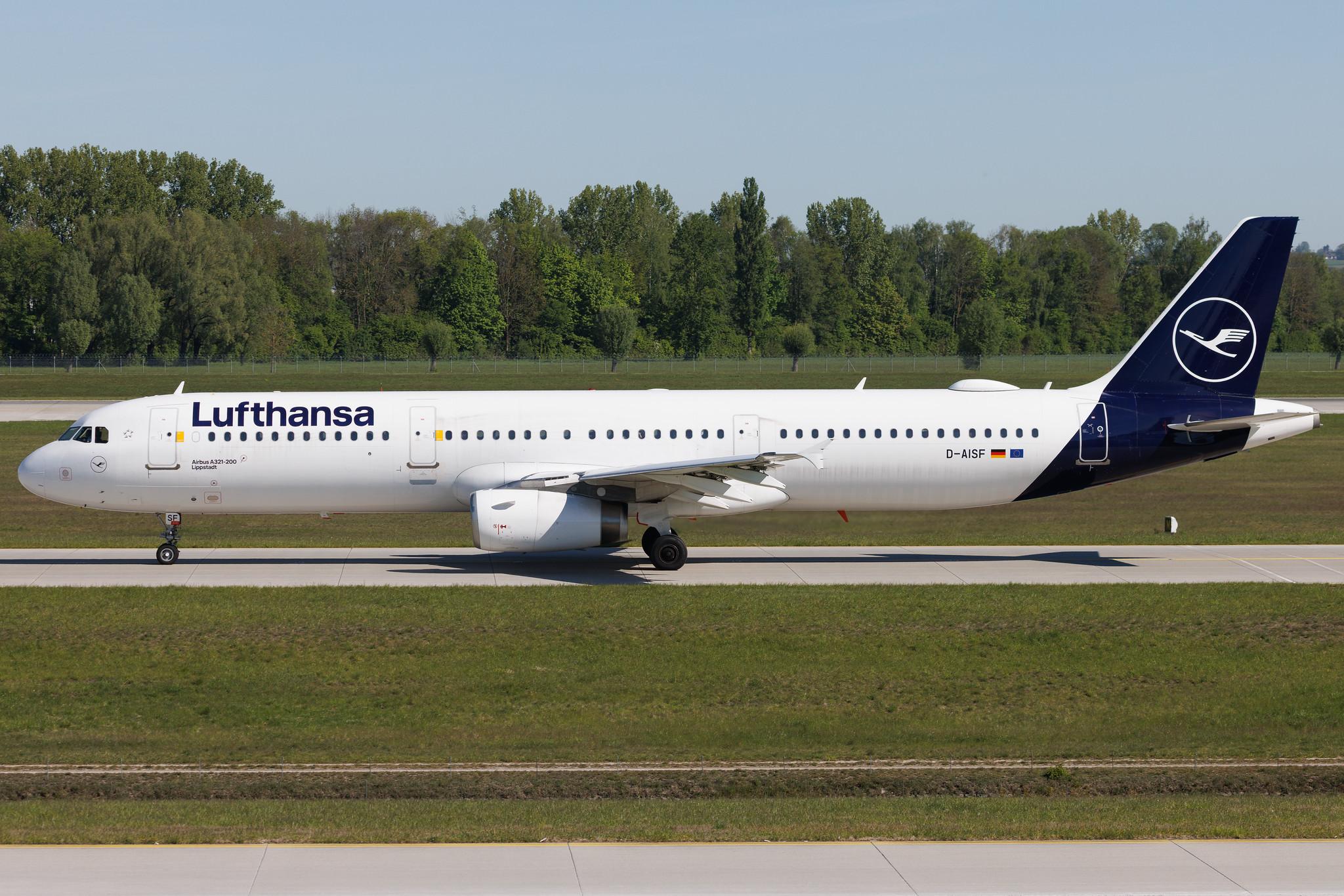 Munich Airport: Lufthansa (LH / DLH) | Airbus A321-231 A321 | D-AISF | MSN 1260