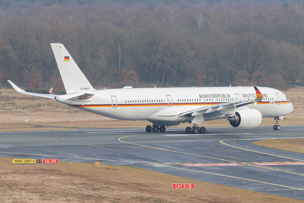 Köln Bonn Airport: German Air Force (/ GAF) | Airbus A350-941 A359 | 10+01 | MSN 468