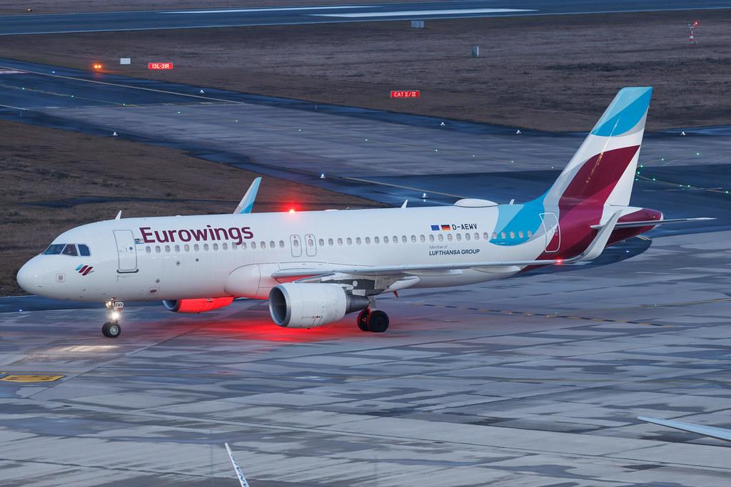 Köln Bonn Airport: Eurowings (EW / EWG) | Airbus A320-214 A320 | D-AEWV | MSN 7545