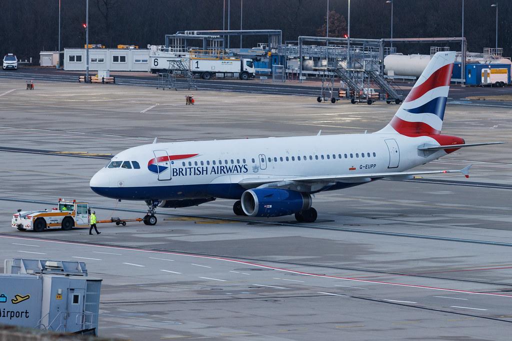 Köln Bonn Airport: British Airways (BA / BAW) | Airbus A319-131 A319 | G-EUPP | MSN 1295