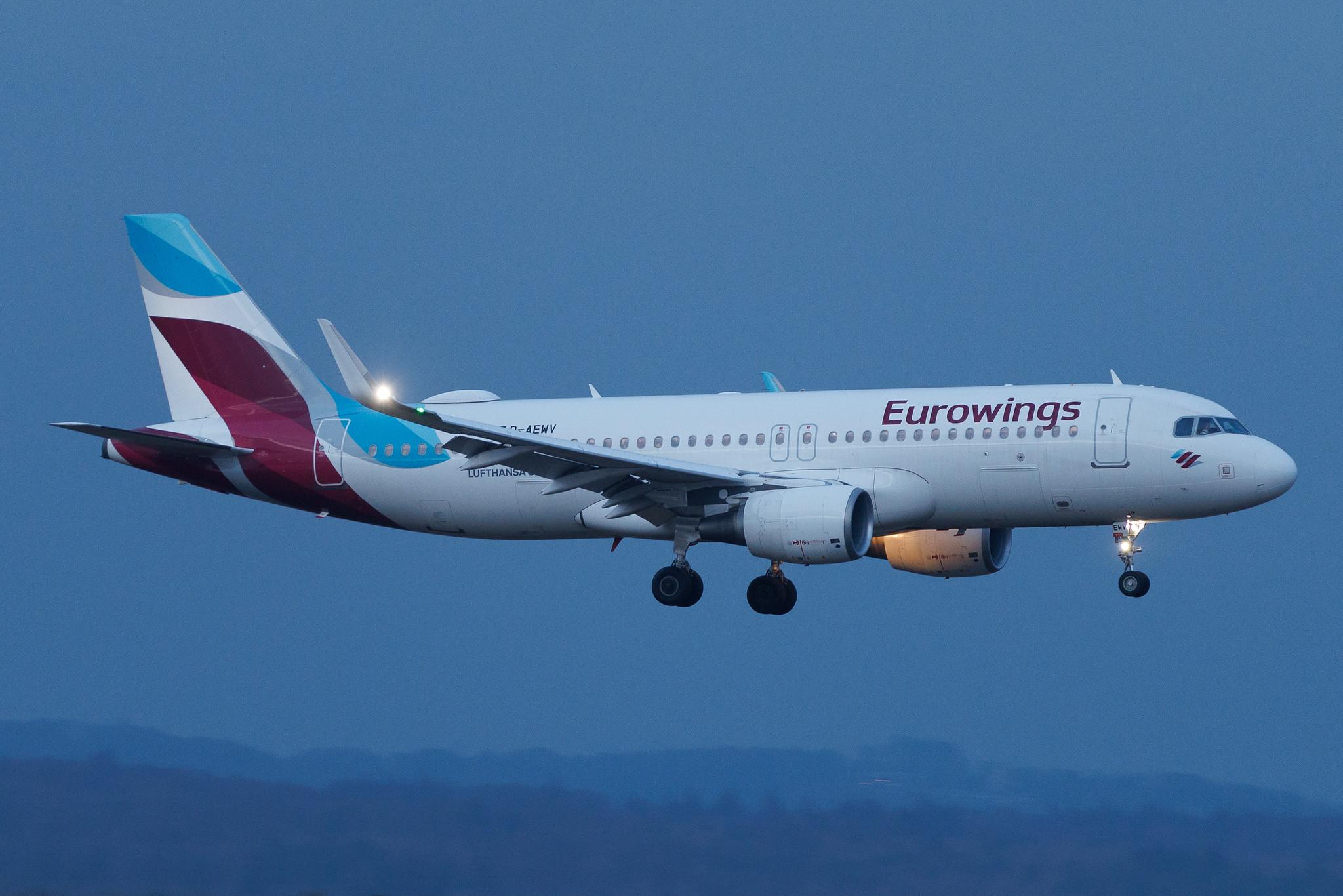 Köln Bonn Airport: Eurowings (EW / EWG) | Airbus A320-214 A320 | D-AEWV | MSN 7545