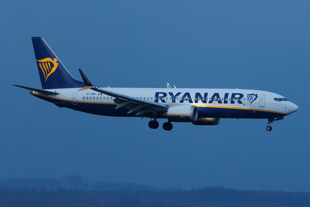 Köln Bonn Airport: Ryanair (FR / RYR) | Boeing 737 MAX 8-200 B38M | EI-HMY | MSN 65897