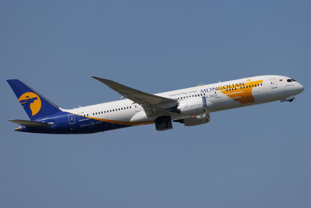 Frankfurt Airport: MIAT Mongolian Airlines (OM / MGL) | Boeing 787-9 Dreamliner B789 | EI-UBN | MSN 60322