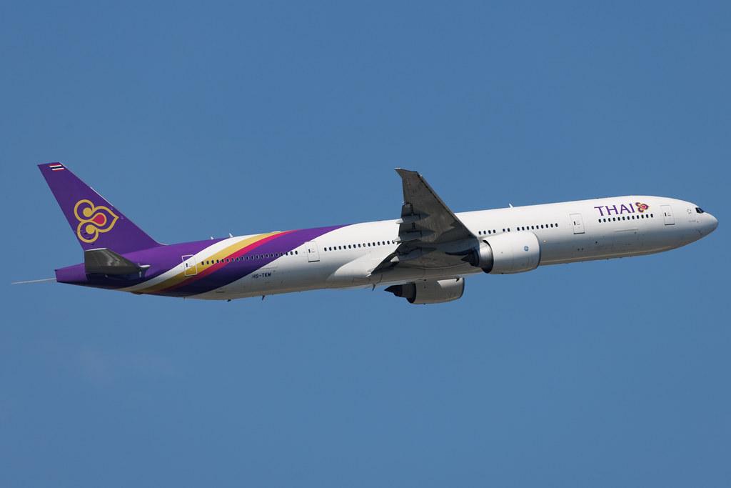 Frankfurt Airport: Thai Airways (TG / THA) | Boeing 777-3AL(ER) B77W | HS-TKM | MSN 41522