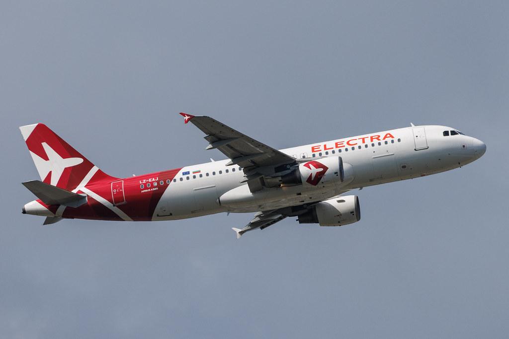 Frankfurt Airport: Electra Airways (3E / EAF) | Airbus A320-214 A320 | LZ-EAJ | MSN 01797