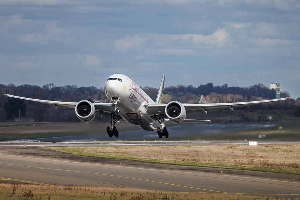 Liege Airport: Ethiopian Cargo (ET / ETH) | Operator: Ethiopian Airlines | Boeing 777-F60 B77L | ET-ARI | MSN 42032