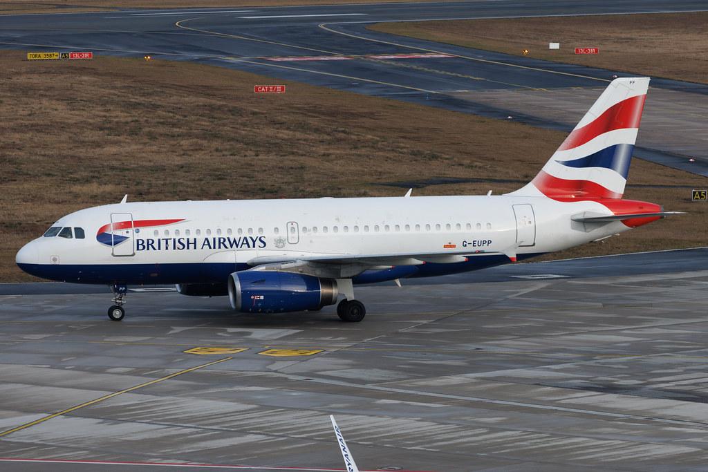 Köln Bonn Airport: British Airways (BA / BAW) | Airbus A319-131 A319 | G-EUPP | MSN 1295