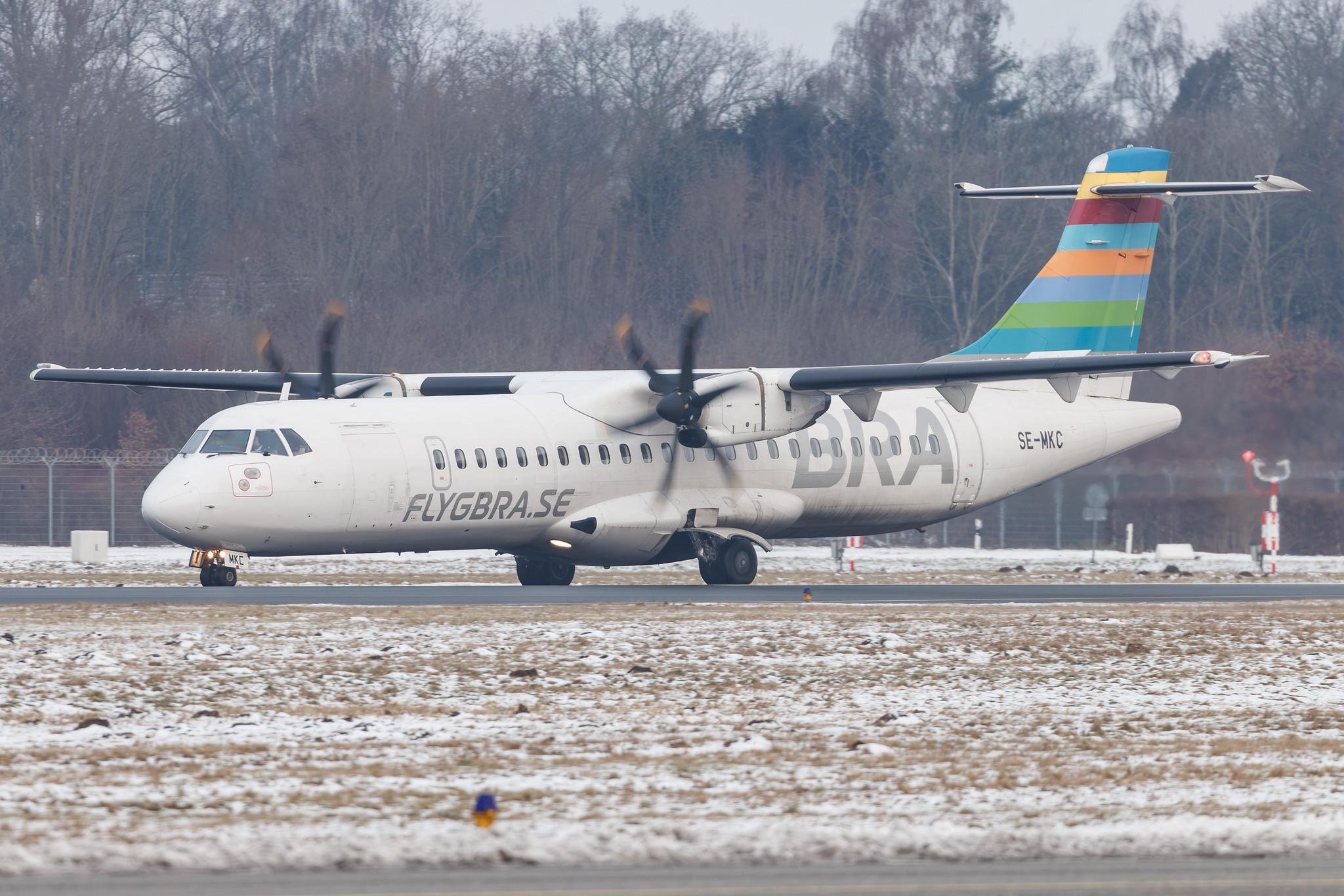 Hamburg Airport: BRA (TF / BRX) | ATR 72-600 AT76 | SE-MKC | MSN 1313
