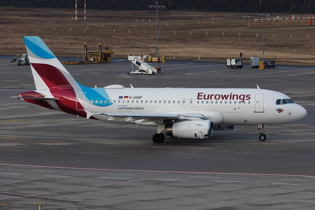 Köln Bonn Airport: Eurowings (EW / EWG) | Airbus A319-132 A319 | D-AGWP | MSN 04227