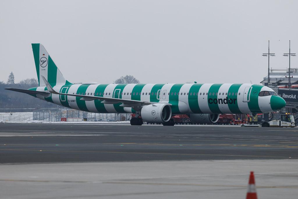 Hamburg Airport: Condor (DE / CFG) | Livery: Green Island Livery | Airbus A321-271NX A21N | D-ANMY | MSN 11986