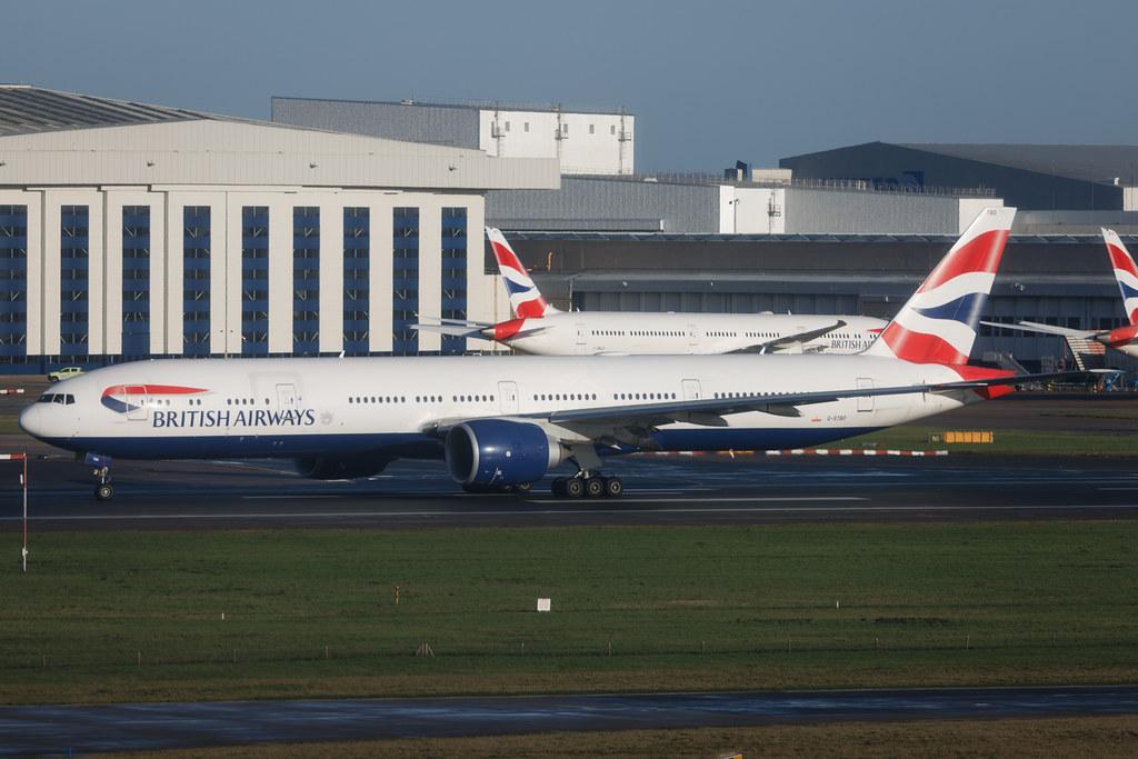 London Heathrow: British Airways (BA / BAW) | Boeing 777-300(ER) B77W | G-STBO | MSN 66584