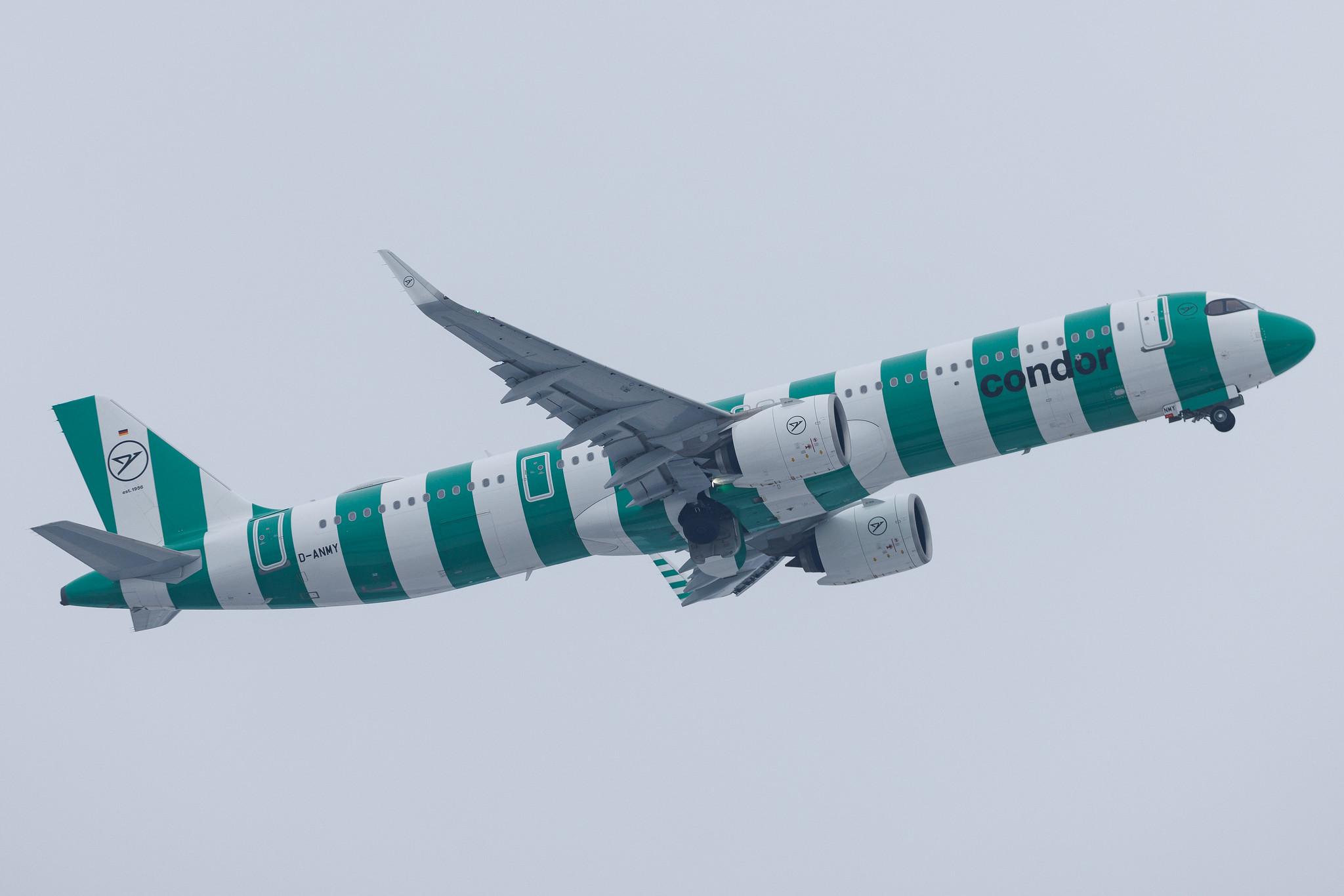 Hamburg Airport: Condor (DE / CFG) | Livery: Green Island Livery | Airbus A321-271NX A21N | D-ANMY | MSN 11986