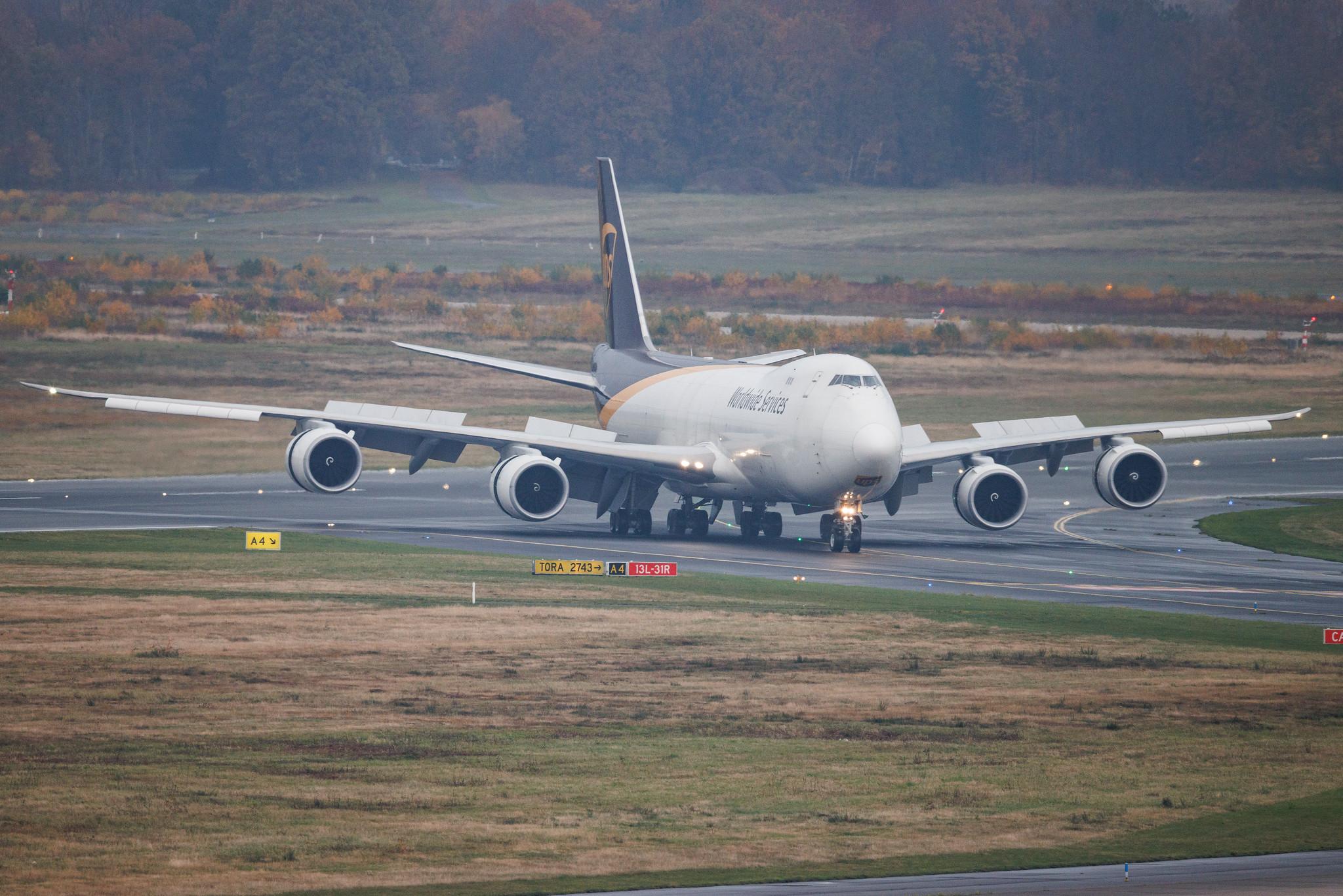 Köln Bonn Airport: UPS (5X / UPS) | Boeing 747-8F B748 | N612UP | MSN 64258