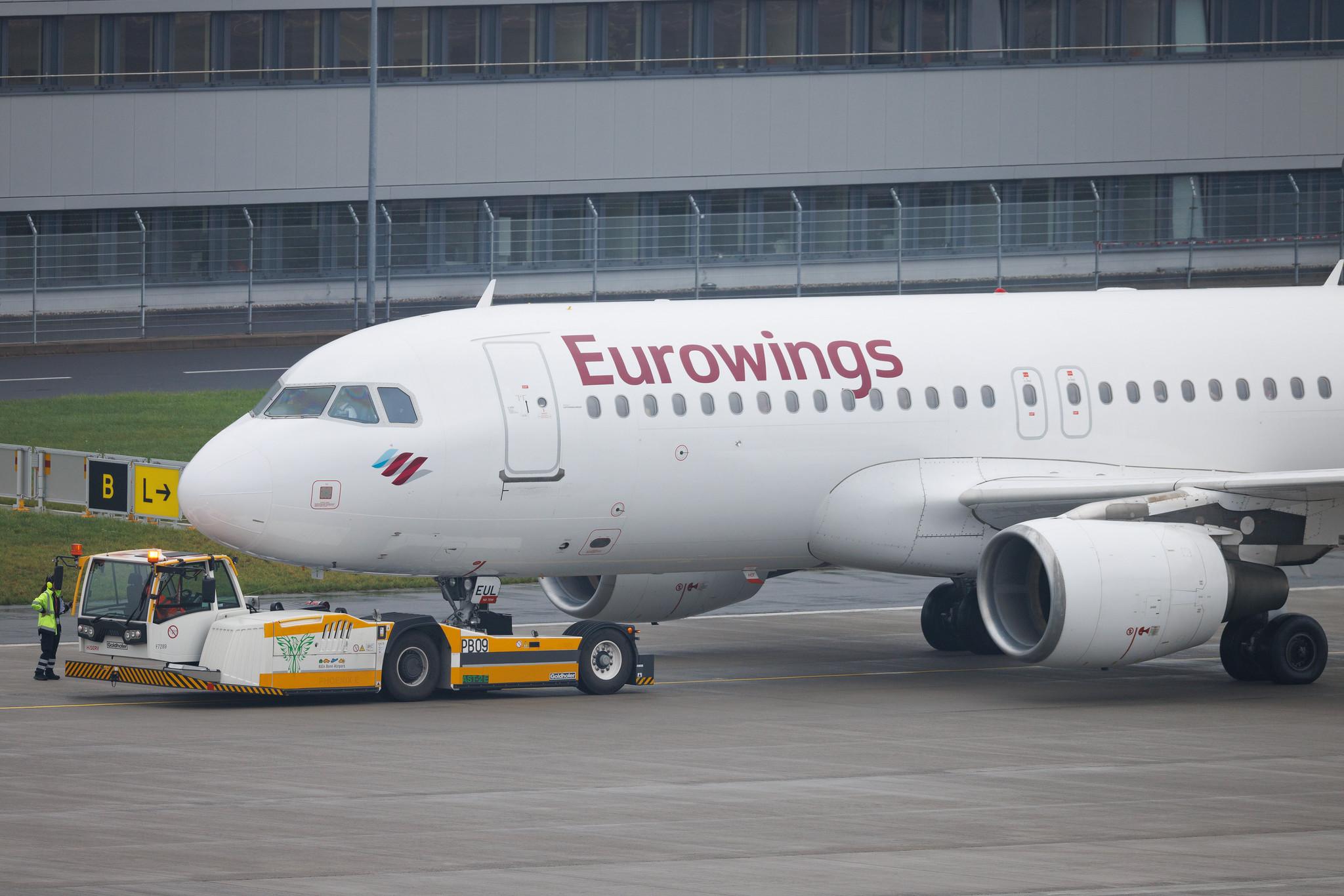 Köln Bonn Airport: Eurowings (EW / EWG) | Operator: Eurowings Europe | Airbus A320-214 A320 | 9H-EUL | MSN 03093