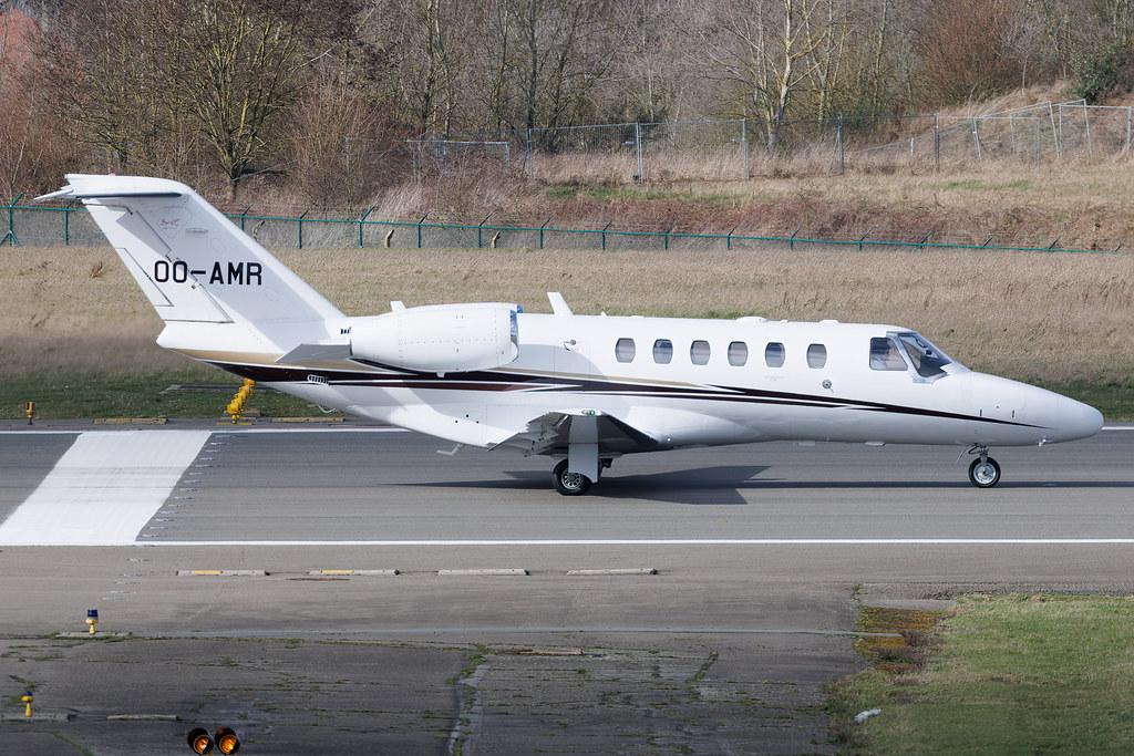 Liege Airport: Air Service Liege  | Operator: ASL Group | Cessna Citation CJ2+ C25A | OO-AMR | MSN 525A0495