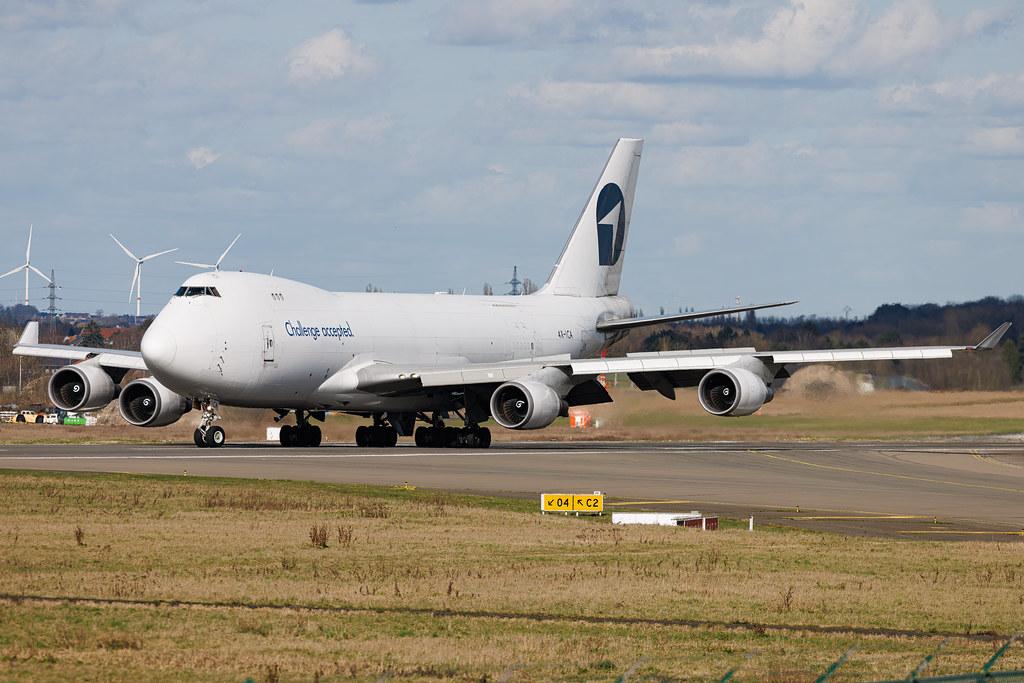 Liege Airport: Challenge Airlines (X7 / CHG) | Operator: Challenge Airlines IL | Boeing 747-4EVF(ER) B744 | 4X-ICA | MSN 35172