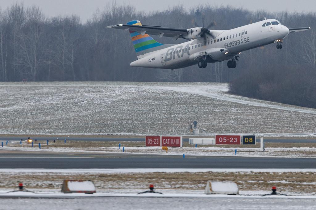 Hamburg Airport: BRA (TF / BRX) | ATR 72-600 AT76 | SE-MKC | MSN 1313
