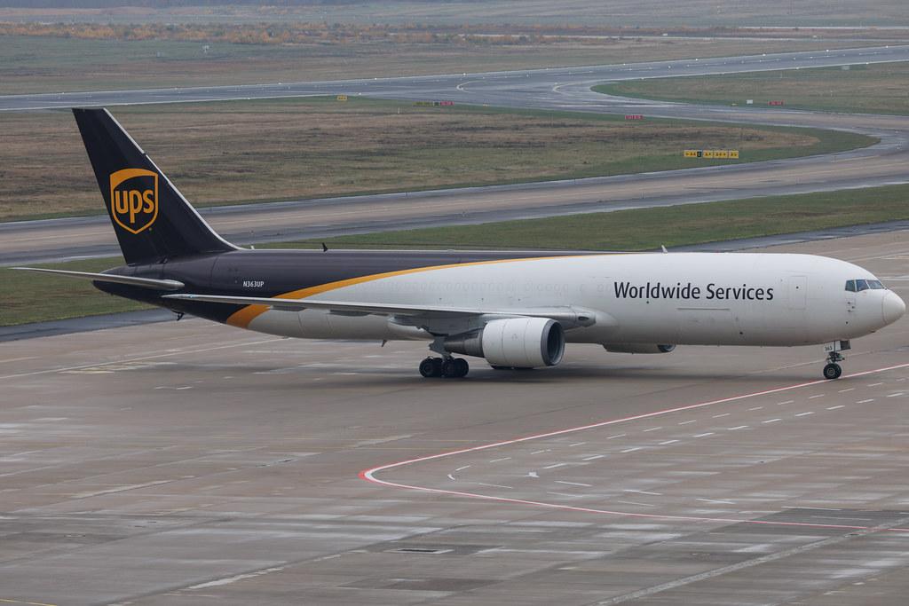Köln Bonn Airport: UPS (5X / UPS) | Boeing 767-346(ER)(BCF) B763 | N363UP | MSN 33494