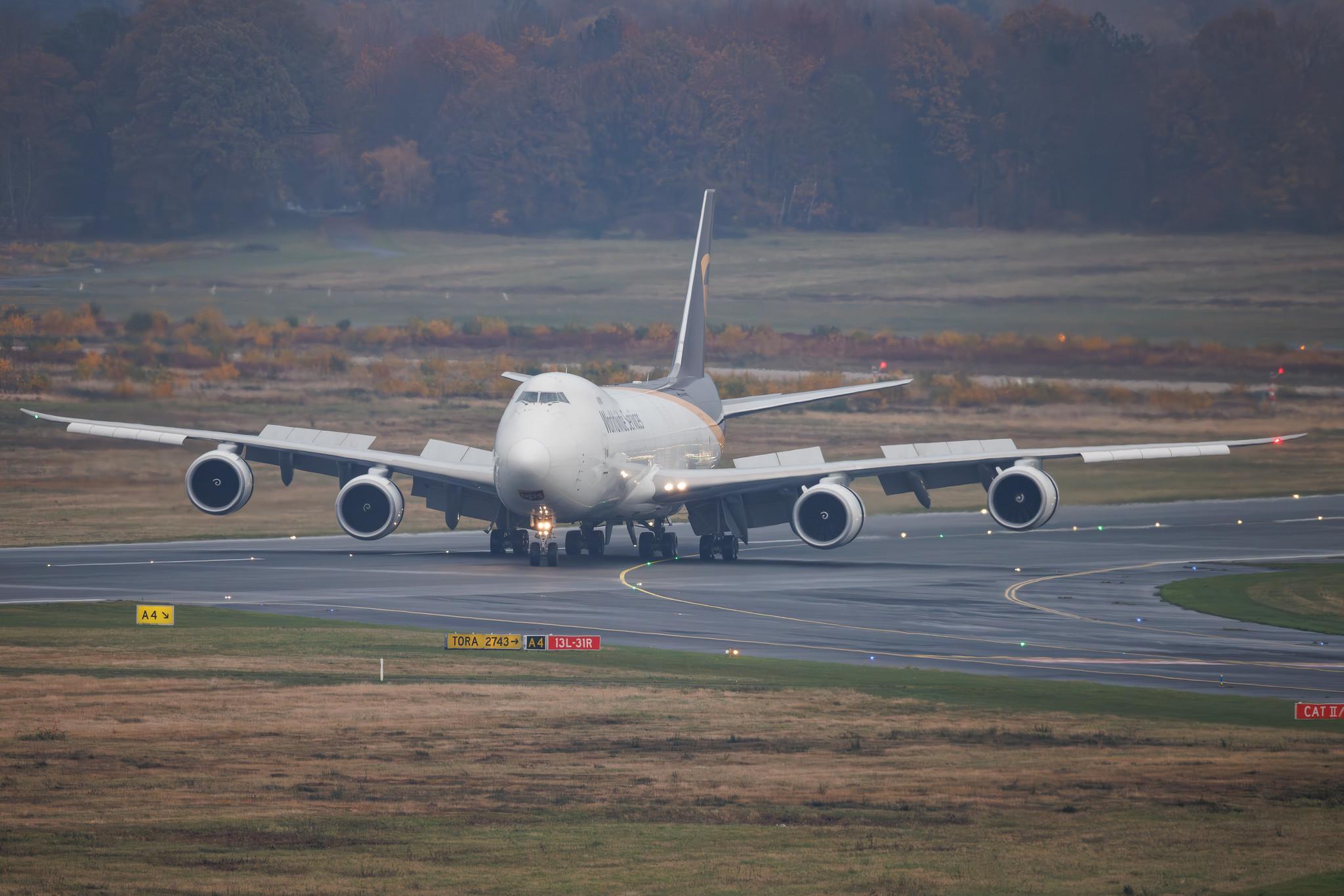 Köln Bonn Airport: UPS (5X / UPS) | Boeing 747-8F B748 | N612UP | MSN 64258
