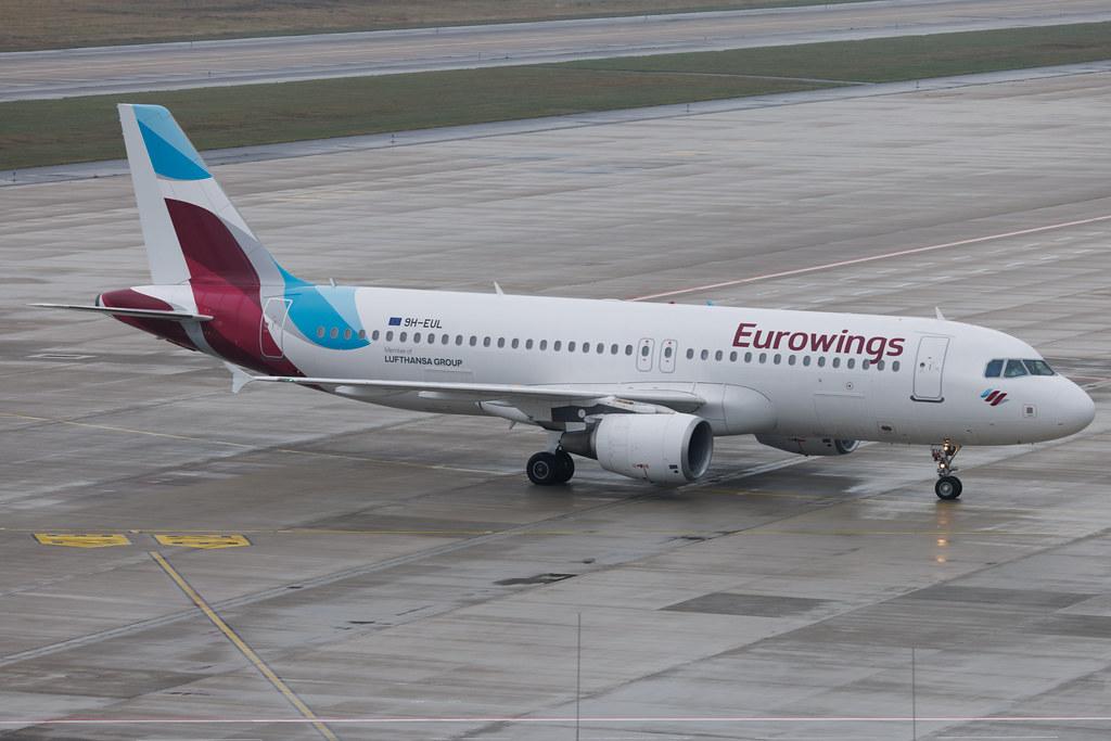 Köln Bonn Airport: Eurowings (EW / EWG) | Operator: Eurowings Europe | Airbus A320-214 A320 | 9H-EUL | MSN 03093