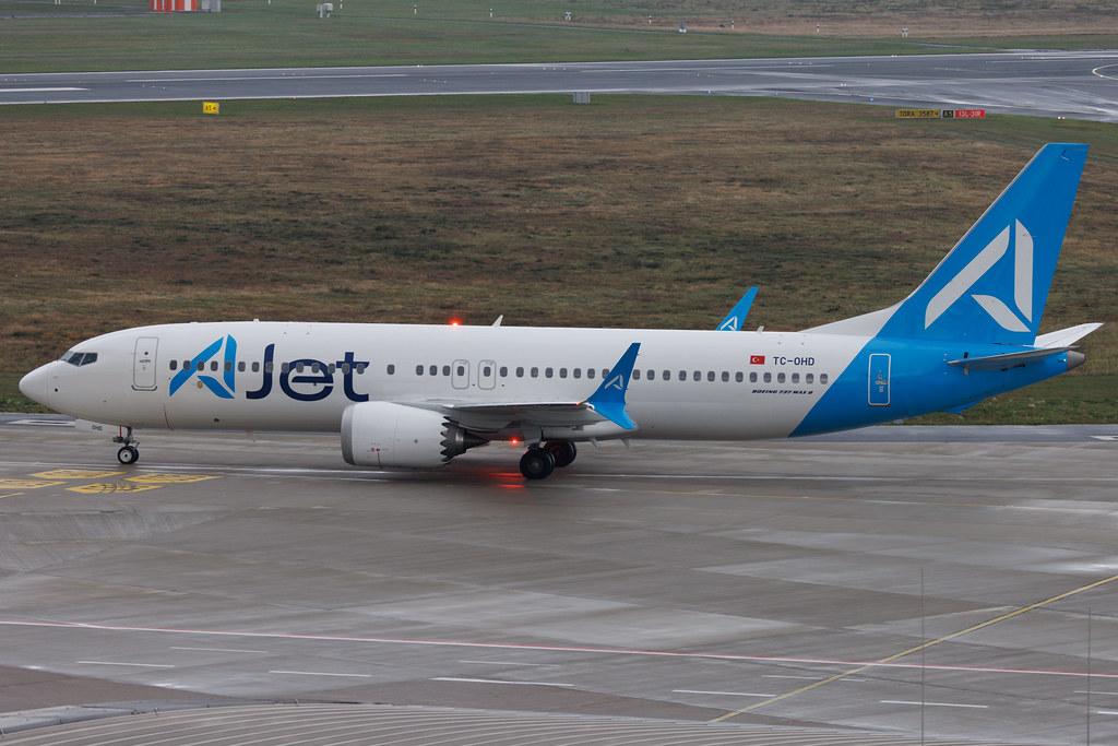 Köln Bonn Airport: AJet (VF / TKJ) | Boeing 737 MAX 8 B38M | TC-OHD | MSN 66414