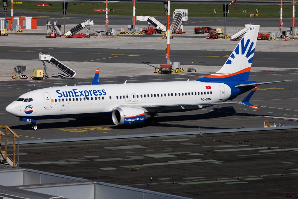 Hamburg Airport: SunExpress (XQ / SXS) | Boeing 737 MAX 8 B38M | TC-SMA | MSN 63603
