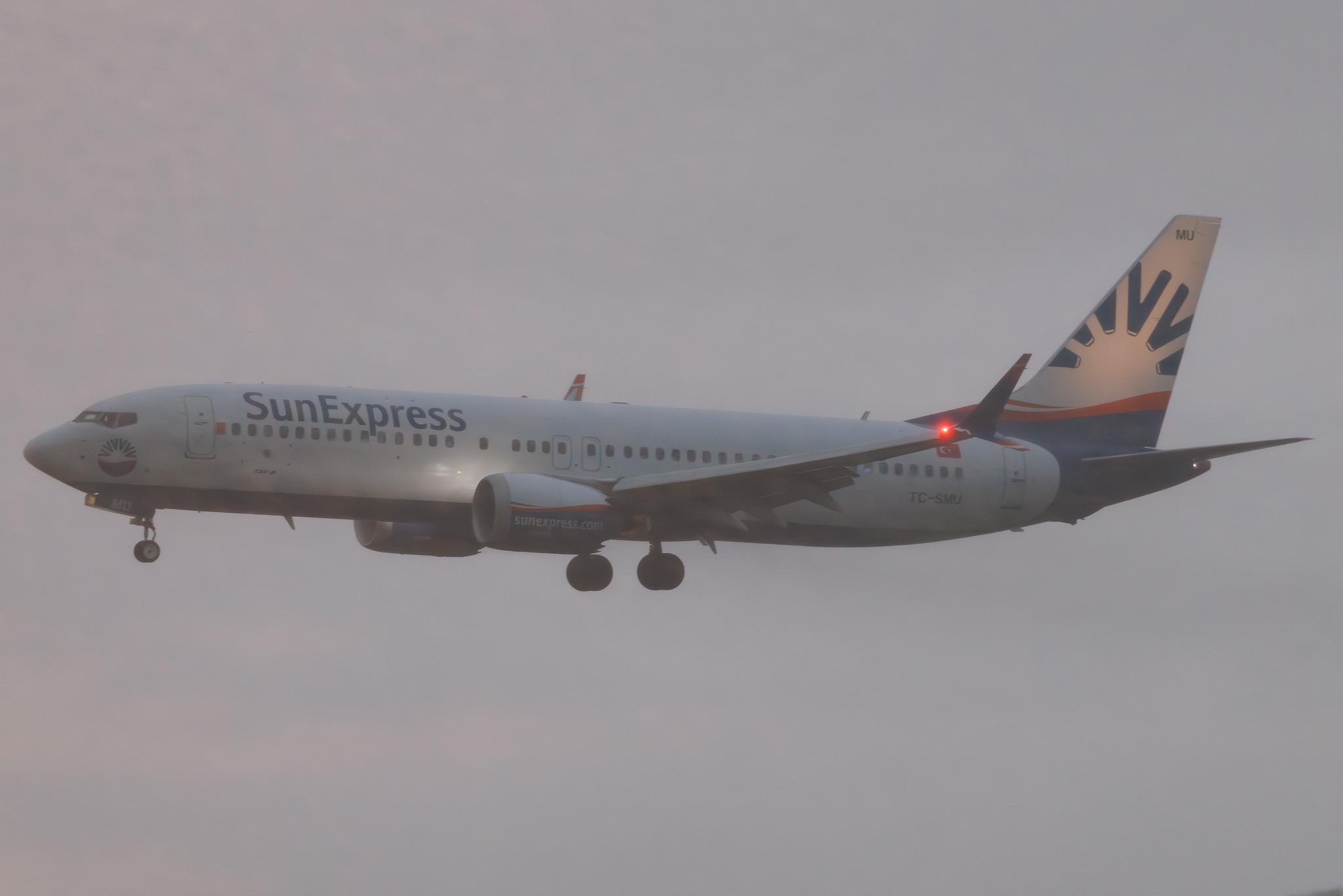 Hamburg Airport: SunExpress (XQ / SXS) | Boeing 737 MAX 8 B38M | TC-SMU | MSN 61806