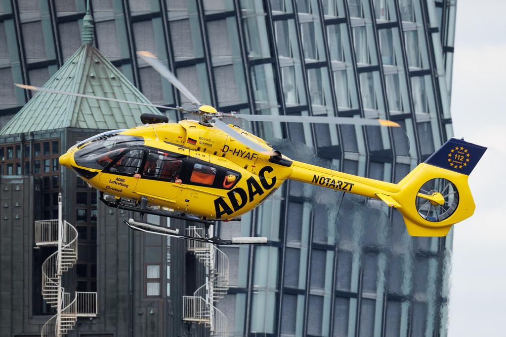 SOS - Joint Rescue Operation: ADAC Luftrettung (/ CHX) | Operator: Germany - Air Ambulance | Airbus Helicopters H145 EC45 | D-HYAF | MSN 20043