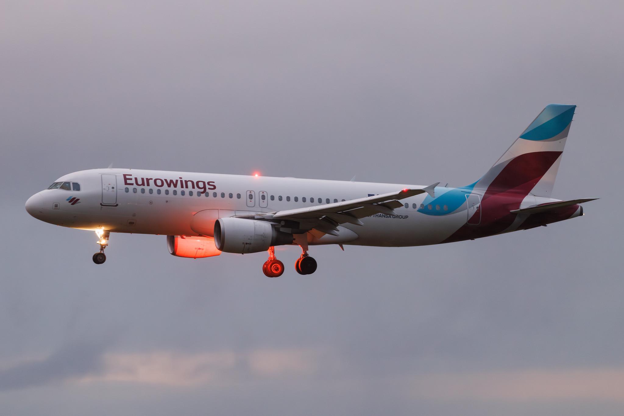 Hamburg Airport: Eurowings (EW / EWG) | Operator: Eurowings Europe | Airbus A320-214 A320 | 9H-EUV | MSN 04565