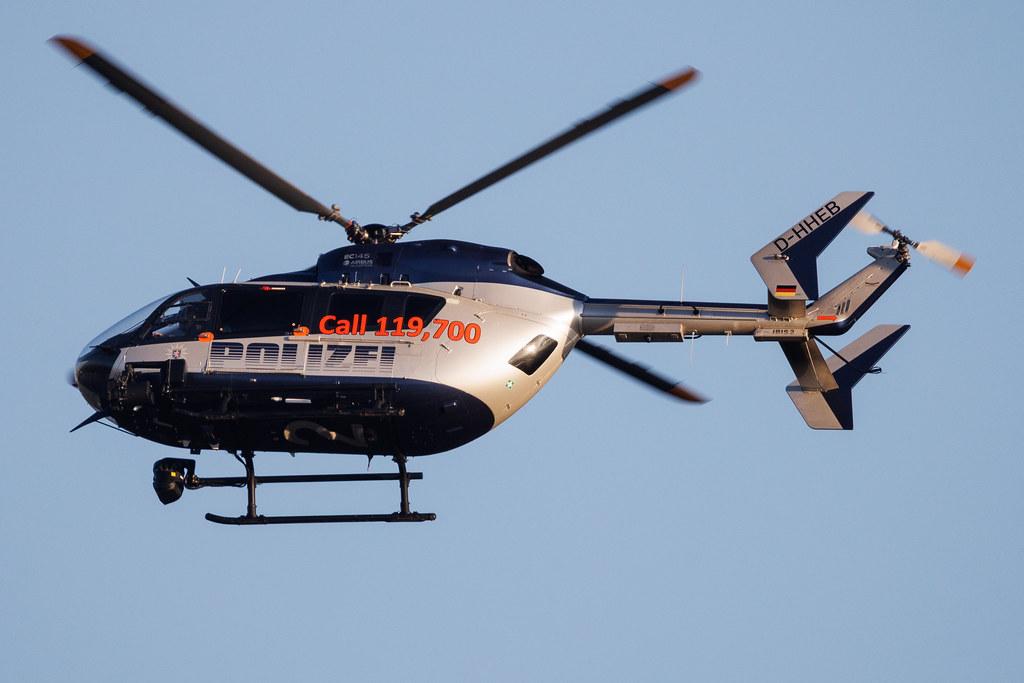 Frankfurt Airport: Polizei Hessen | Airbus Helicopters H145 EC45 | D-HHEB | MSN 9070