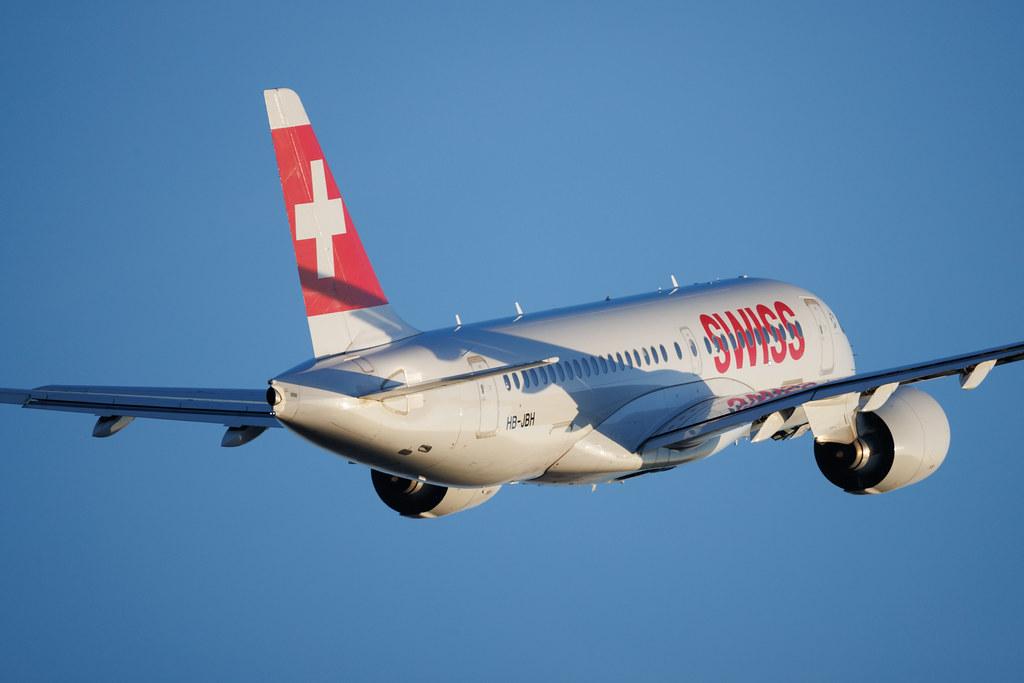 Frankfurt Airport: Swiss (LX / SWR) | Airbus A220-100 BCS1 | HB-JBH | MSN 50017