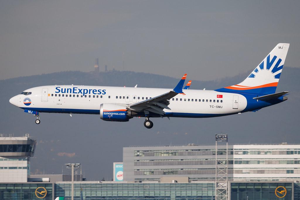 Frankfurt Airport: SunExpress (XQ / SXS) | Boeing 737 MAX 8 B38M | TC-SMJ | MSN 61335