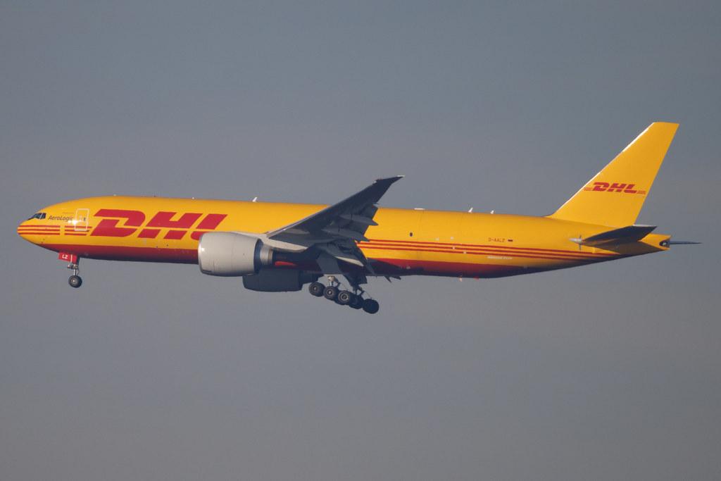 Frankfurt Airport: DHL (D0 / DHK) | Operator: AeroLogic | Boeing 777-F B77L | D-AALZ | MSN 68147