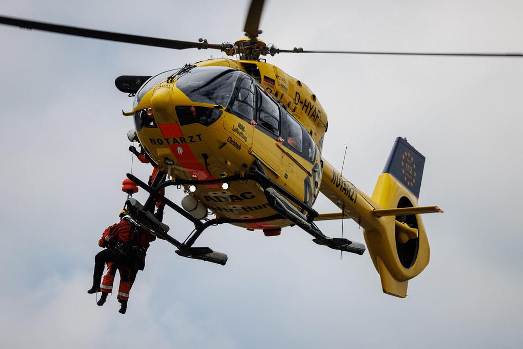 SOS - Joint Rescue Operation: ADAC Luftrettung (/ CHX) | Operator: Germany - Air Ambulance | Airbus Helicopters H145 EC45 | D-HYAF | MSN 20043