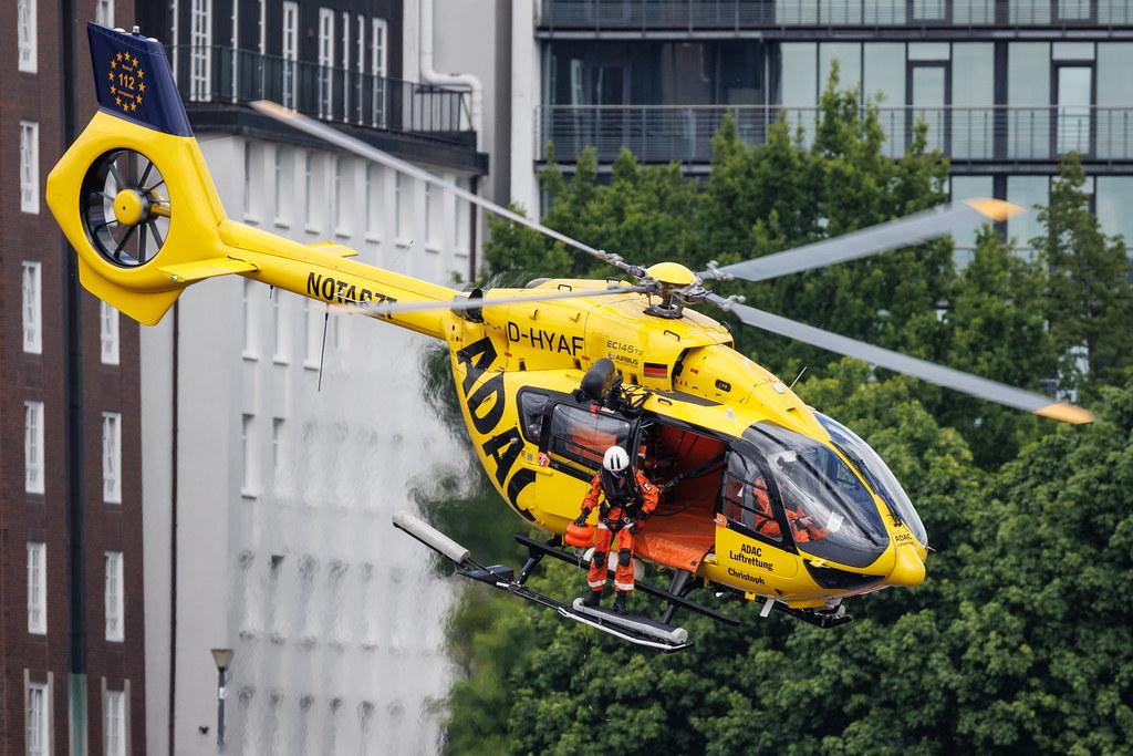 SOS - Joint Rescue Operation: ADAC Luftrettung (/ CHX) | Operator: Germany - Air Ambulance | Airbus Helicopters H145 EC45 | D-HYAF | MSN 20043