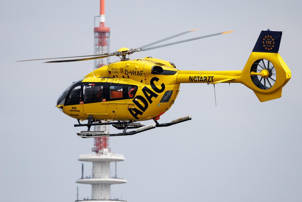 SOS - Joint Rescue Operation: ADAC Luftrettung (/ CHX) | Operator: Germany - Air Ambulance | Airbus Helicopters H145 EC45 | D-HYAF | MSN 20043